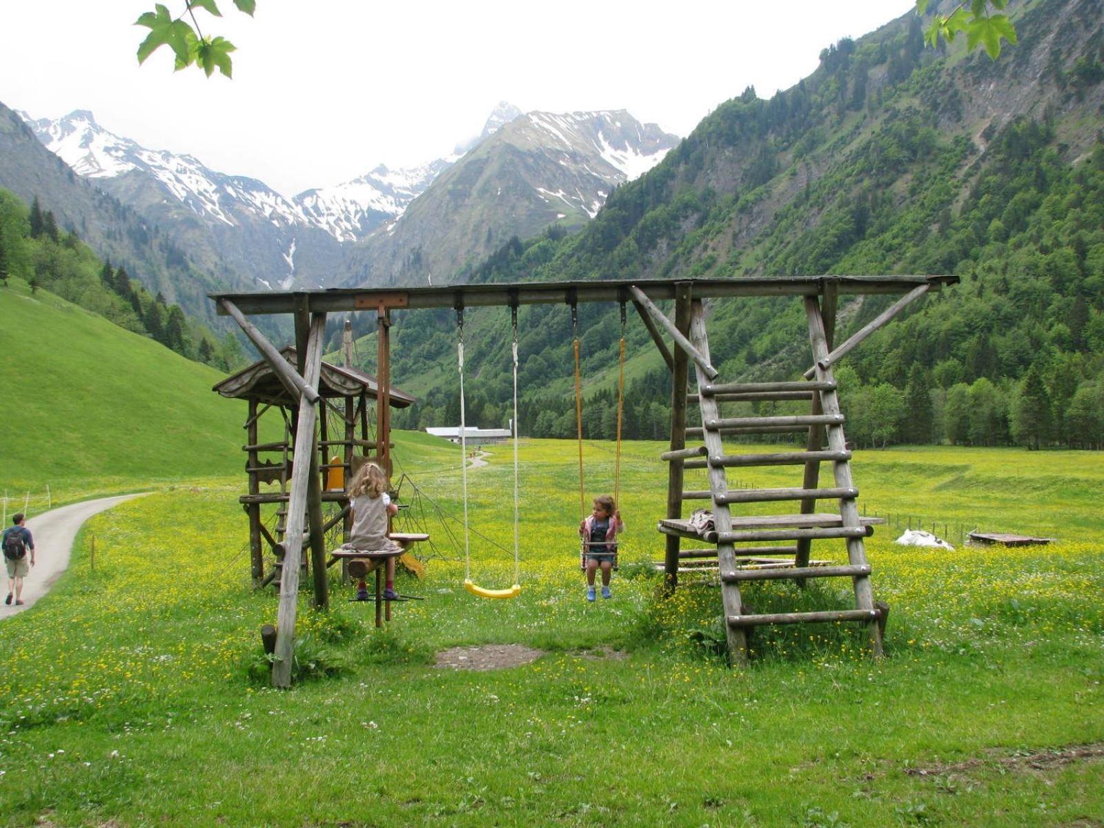 Ferienparadies Spielmannsau Oberstdorf Bagian luar foto